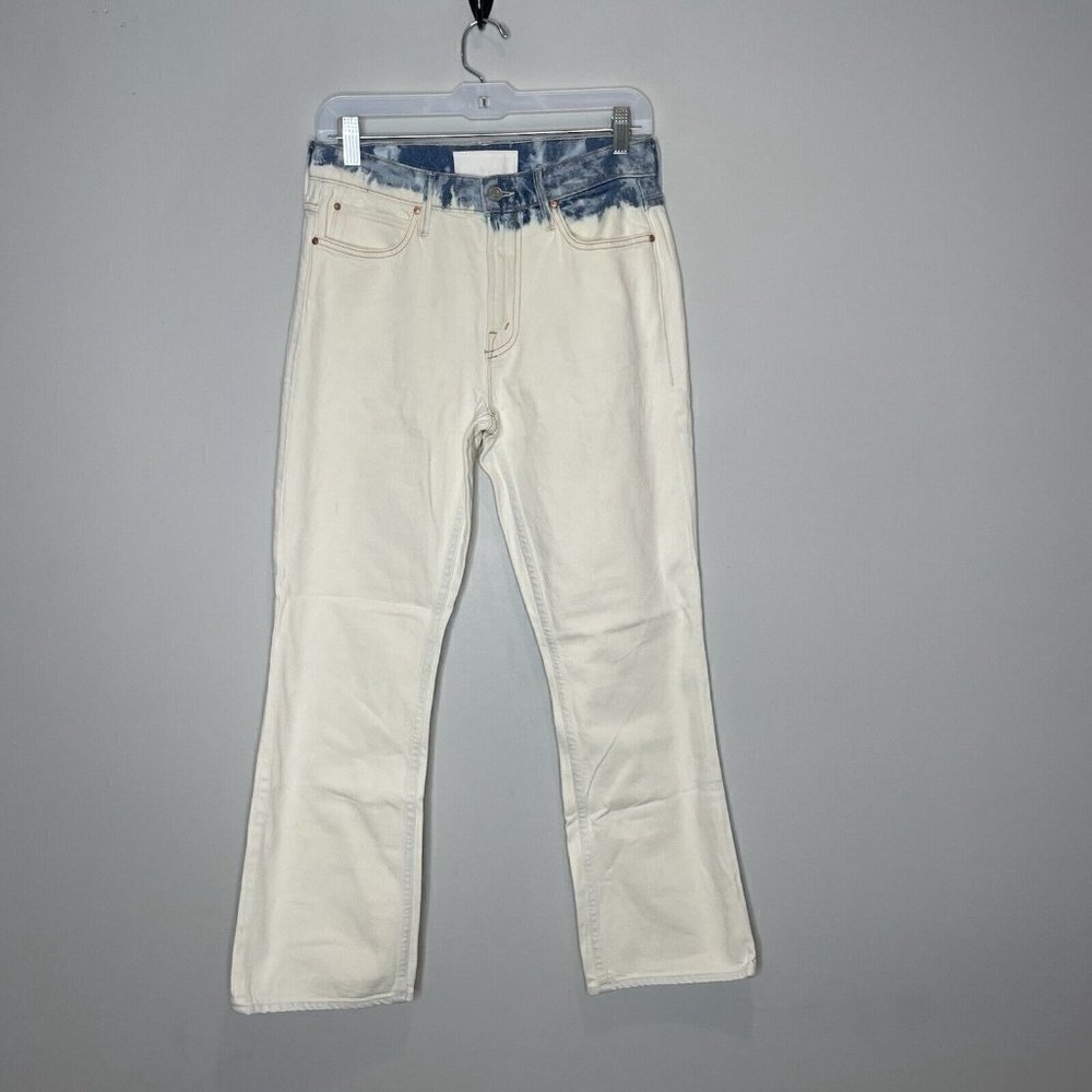 Mother Superior The Dutchie Dante’s Garden Blue White Bleach Wash Jeans 27 - Picture 2 of 11